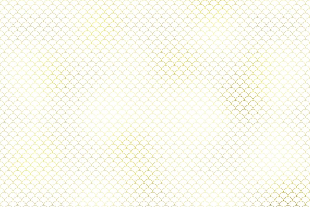 PlateART Duschrückwand Exklusiv Fischschuppen weiss gold glänzend