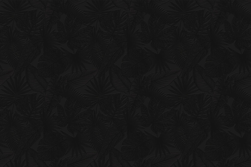 X-Panel Duschrückwand Küchenrückwand Wandverkleidung modernes Design mit Blättern in schwarz