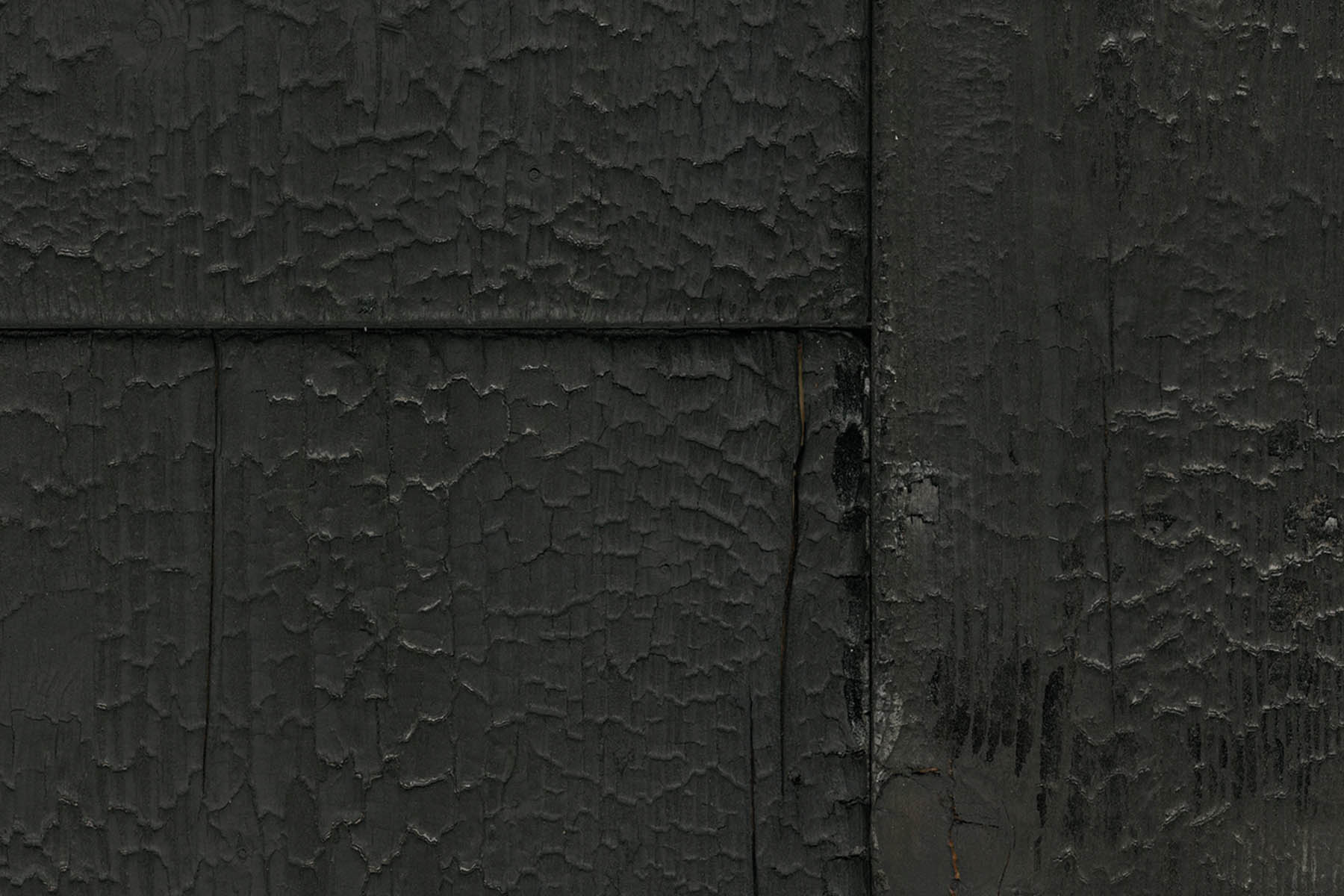 X-Panel Duschrückwand Küchenrückwand Wandverkleidung geflammtes Holz schwarz