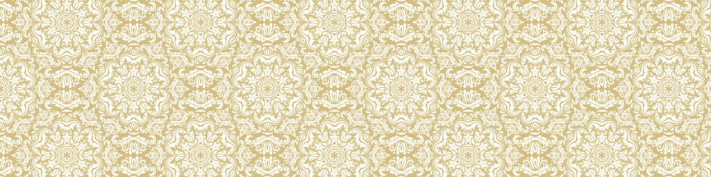 X-Panel Küchenrückwand orientalisches Muster gelb