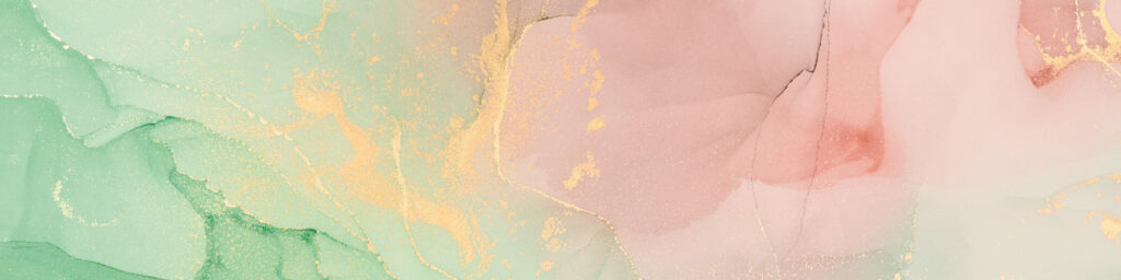 PlateART Küchenrückwand Alkohol Farben grün rosa gold