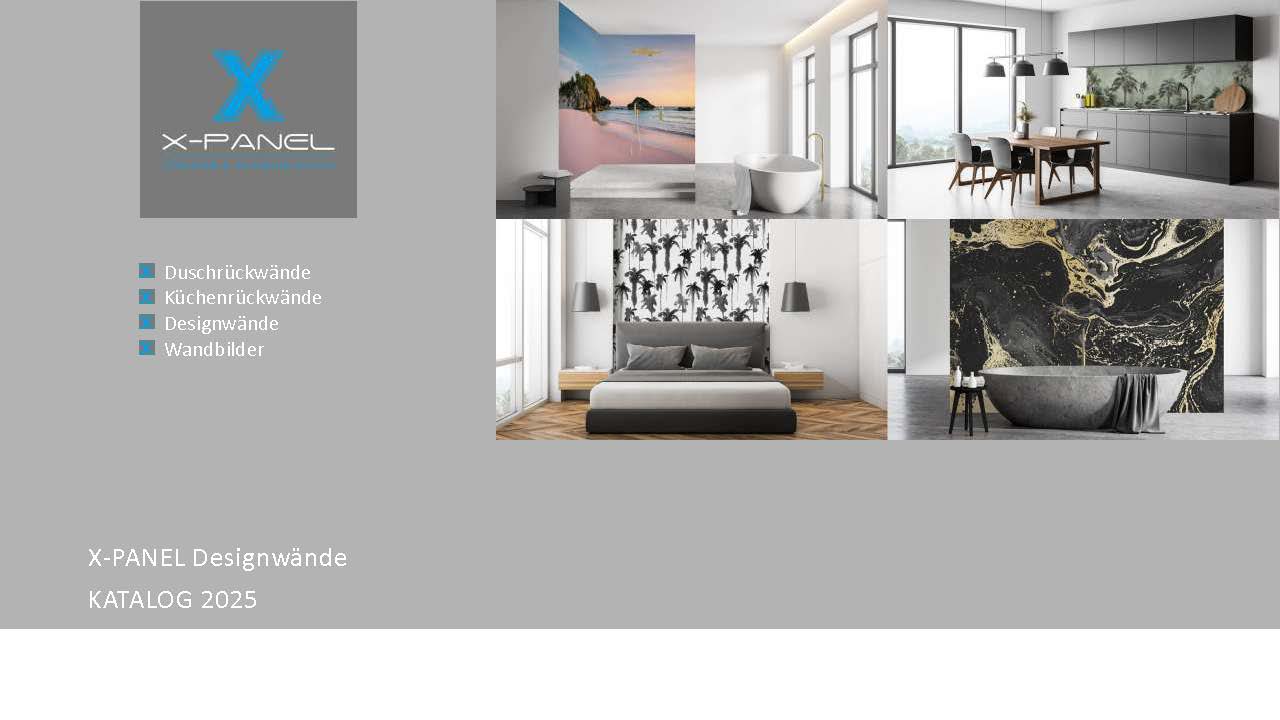 Produktkatalog Duschrückwände